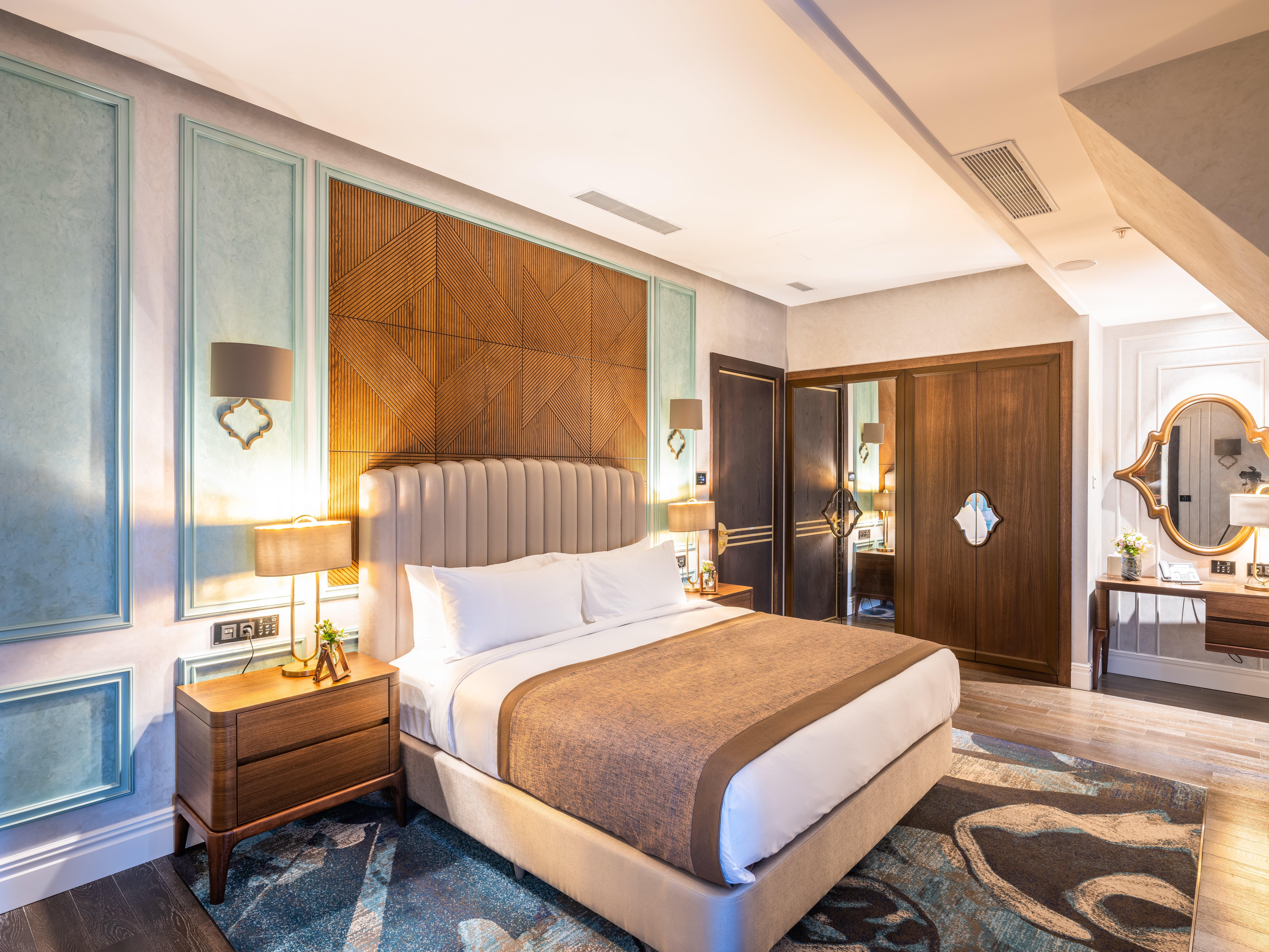 Intercontinental Baku By Ihg Hotel Ngoại thất bức ảnh A bedroom at the hotel